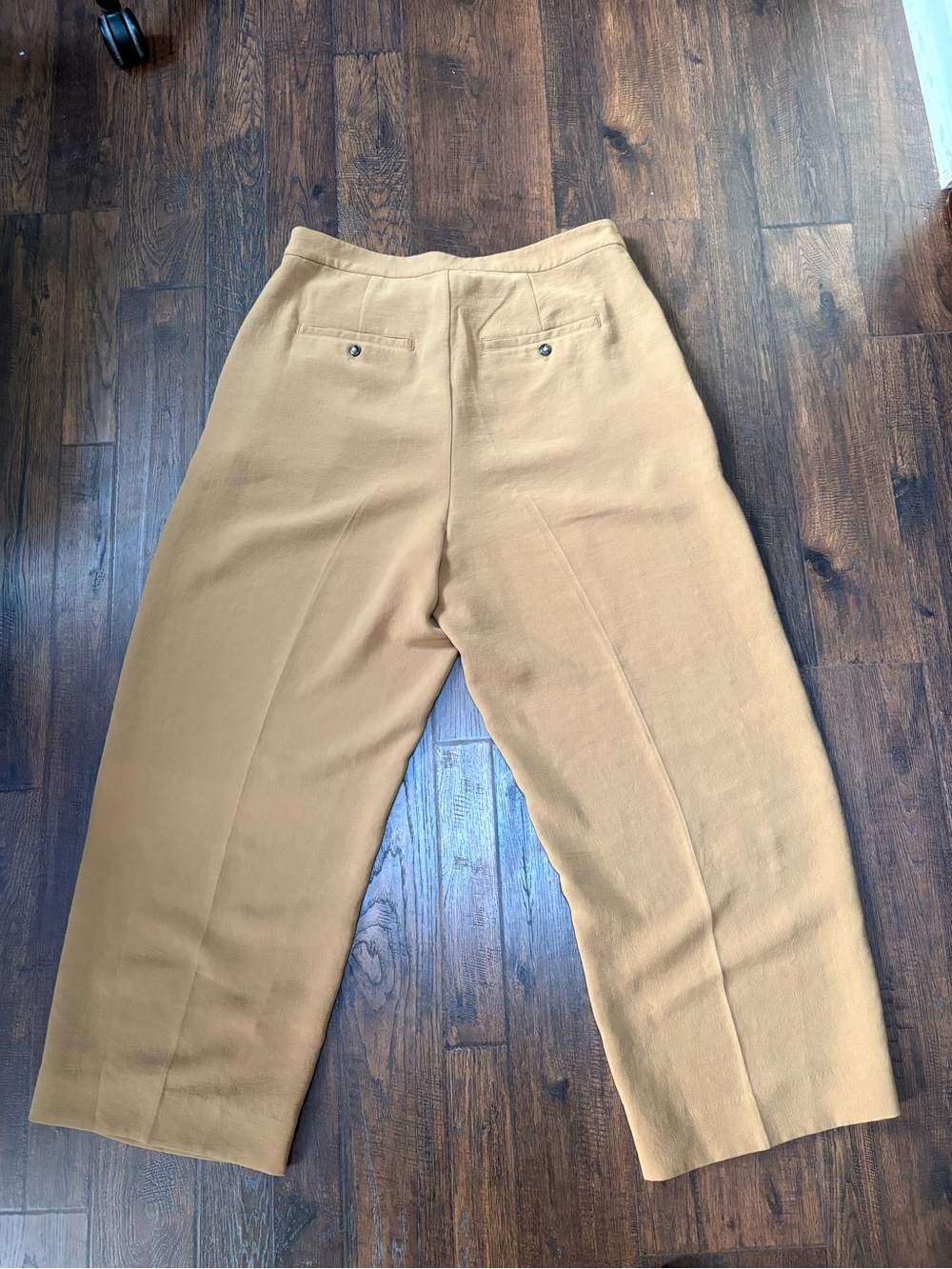 Madewell Camel Wide Leg Trouser Pants High Rise Size 14 - Picture 5 of 8